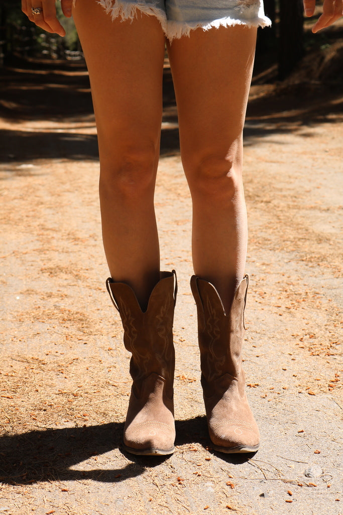 Botas Texanas Vaqueras Cuero Reno Mujer