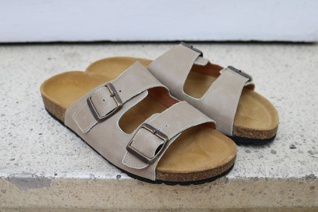 Sandalias Chalitas Cuero Arena